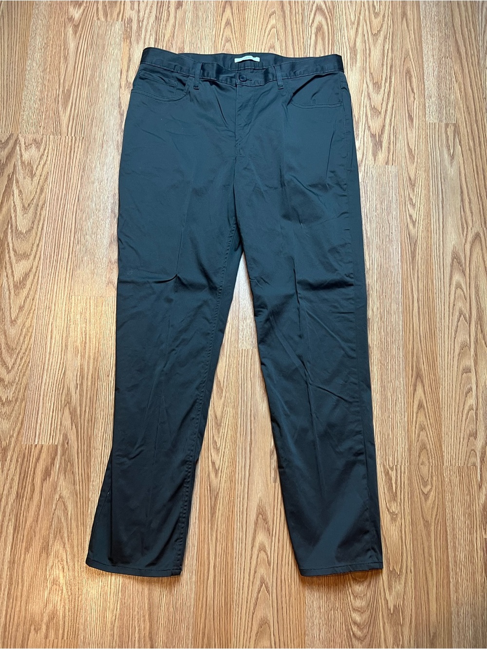 Calvin Klein Mens Slim Fit Casual Pants Green Size 34/30
